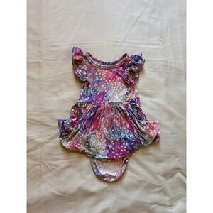 Little Sleepies 6-12 Months Stardust twirl dress Play flutter skater bodysuit